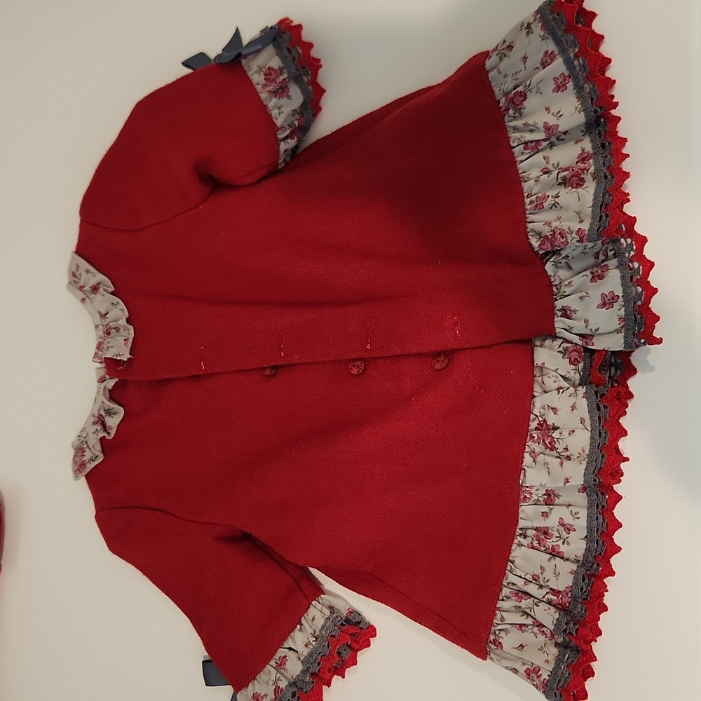 Dolce Petit Baby Dress with Matching Hat - Picture 3 of 7